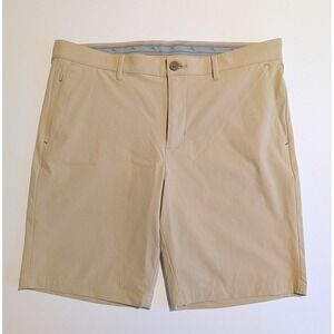 NWOT Tommy Bahama Chip Shot Golf Shorts Mens 36x10 Beige Performance VERY NICE!